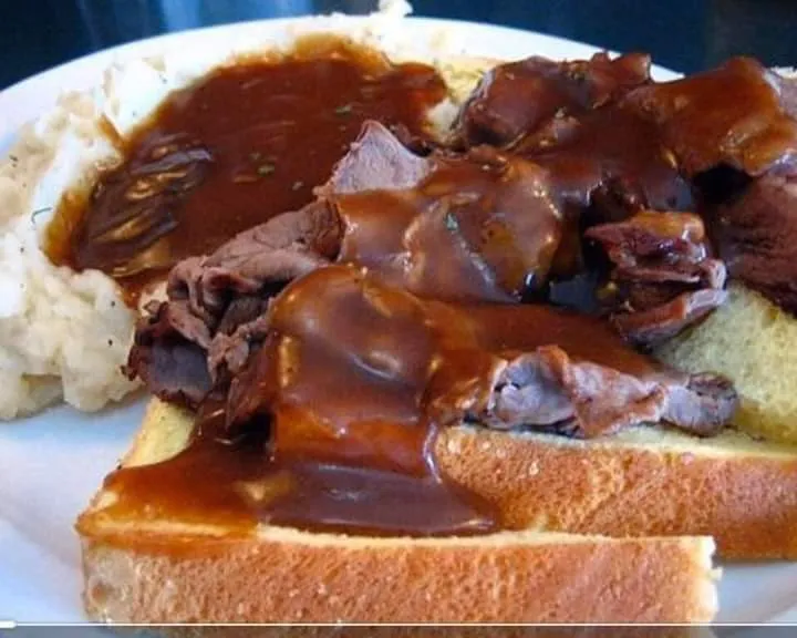 Open Faced Roast Beef